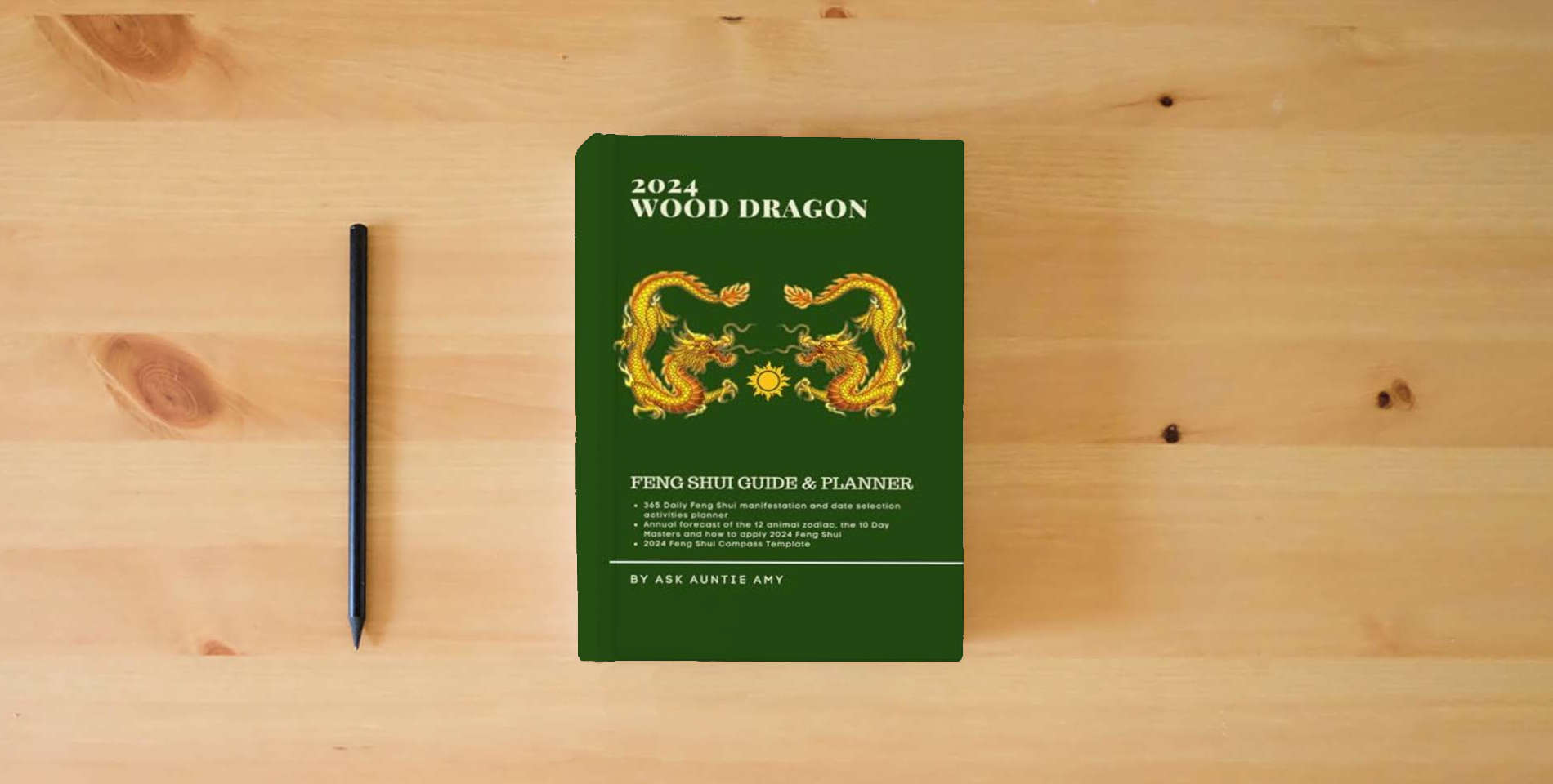 Book 2024 Wood Dragon Feng Shui Guide and Planner → Download and Print