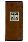 One Minute with God for Men 365 Devotions, Brown Faux Leather Flexcover Book Cover: One Minute with God for Men 365 Devotions, Brown Faux Leather Flexcover