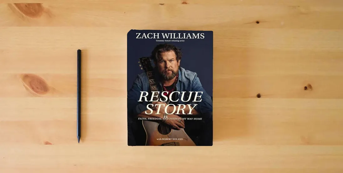 The book Rescue Story: Faith, Freedom, and Finding My Way Home} is on the table