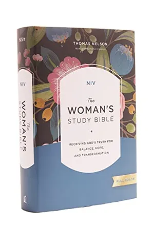 Book Cover: NIV, The Woman's Study Bible, Hardcover, Full-Color: Receiving God's Truth for Balance, Hope, and Transformation