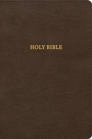 Book Cover: CSB Grace Bible, Brown LeatherTouch, Large Print, Dyslexia-Friendly, Colored Overlays, Sewn Binding, Presentation Page, Inclusive Grace Typeface