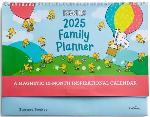 Book Cover: Peanuts: 2025 Inspirational Family Planner