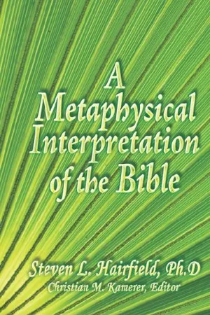 Book Cover: A Metaphysical Interpretation of the Bible