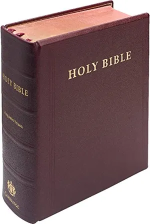 Book Cover: KJV Lectern Bible, Burgundy Goatskin Leather over Boards, KJ986:XB