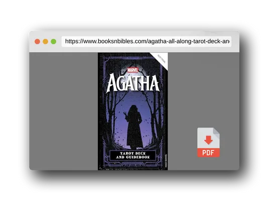 PDF Preview of the book Agatha All Along Tarot Deck and Guidebook