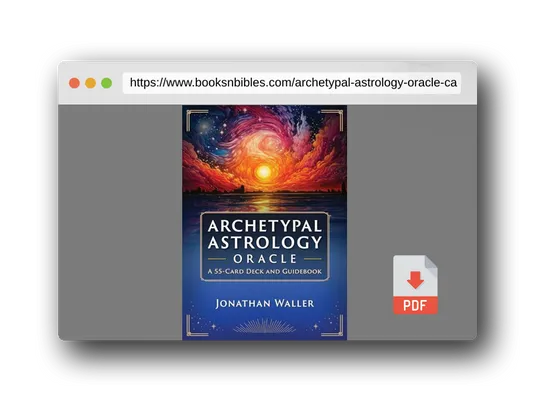 PDF Preview of the book Archetypal Astrology Oracle: A 55-Card Deck and Guidebook