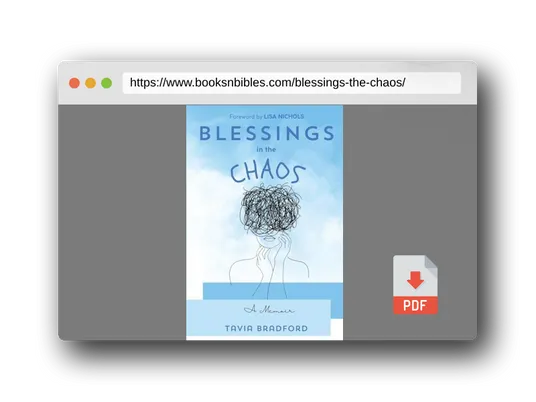 PDF Preview of the book Blessings In the Chaos