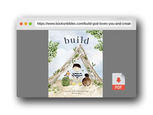 PDF Preview of the book Build: God Loves You and Created You to Build in Your Own Brilliant Way