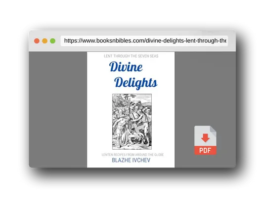 PDF Preview of the book Divine Delights: Lent Through The Seven Seas