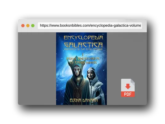 PDF Preview of the book ENCYCLOPEDIA GALACTICA volume I: From Andromeda to Canis Minor