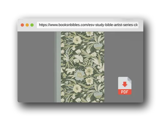 PDF Preview of the book ESV Study Bible, Artist Series (Cloth over Board, Lulie Wallace, Martha)