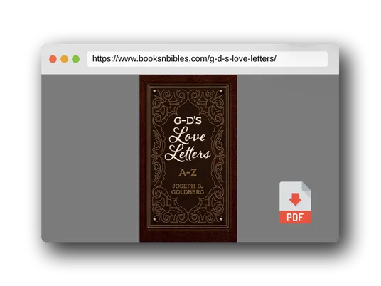PDF Preview of the book G-D's Love Letters