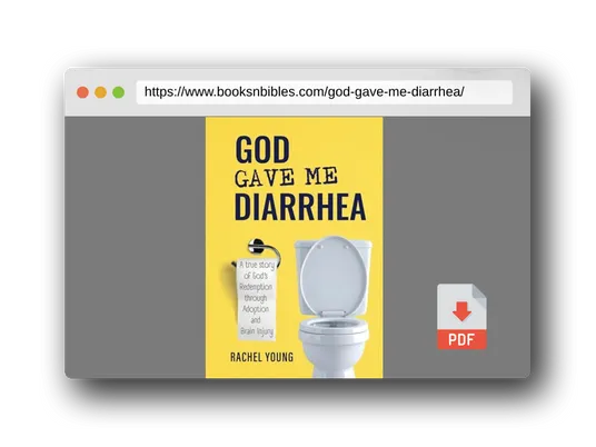 PDF Preview of the book God Gave Me Diarrhea