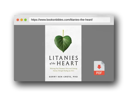 PDF Preview of the book Litanies of the Heart