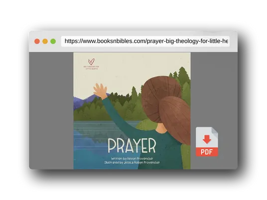 PDF Preview of the book Prayer (Big Theology for Little Hearts)