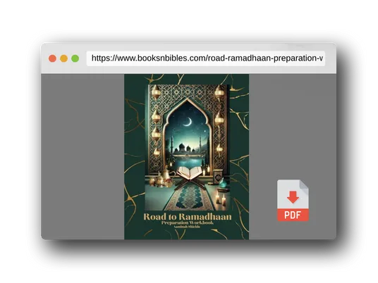 PDF Preview of the book Road to Ramadhaan: Preparation Workbook