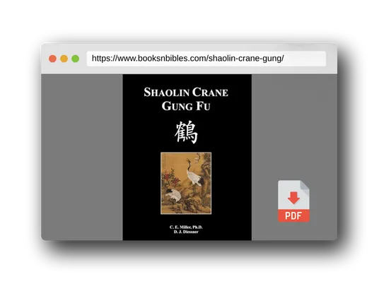 PDF Preview of the book Shaolin Crane Gung Fu