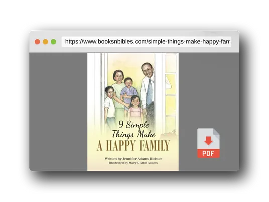 PDF Preview of the book 9 Simple Things Make a Happy Family