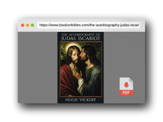 PDF Preview of the book The Autobiography of Judas Iscariot