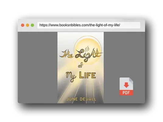 PDF Preview of the book The Light of My Life