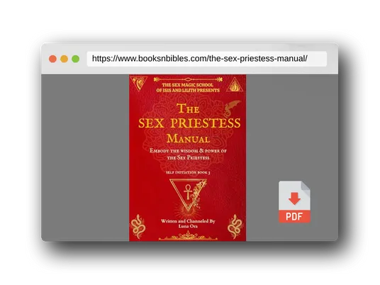 PDF Preview of the book The Sex Priestess Manual